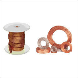 Copper Braided Strip - Copper, Varied Dimensions | High Tensile Strength, Flexible, Corrosion Resistant, Durable Spools