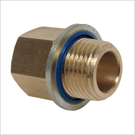 Brass Adapter - Brass, 1" x 1", Gold | Durable Material, Easy Installation, Leak-proof Seal, Secure Connection, Versatile Use