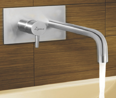 Stainless Steel Single Lever Wall Mounted Basin Mixer