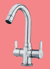Stainless Steel Fussion Collection Center Hole Basin Mixer