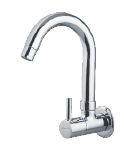 Stainless Steel Sink Cock With Wall Flange
