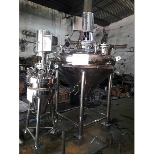 Industrial Homogeniser - Stainless Steel, 100-1000 Liters Capacity | 1-10 HP Motor Power, 100-1000 RPM Speed, Customizable Dimensions, 1-10 Bar Pressure Rating