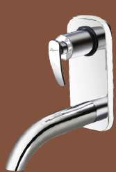 Stainless Steel Single Concealed Stop Cock With Basin Spout