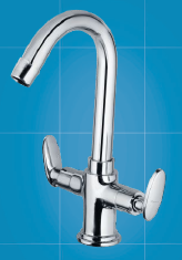 Stainless Steel Zenith Collection Center Hole Basin Mixer