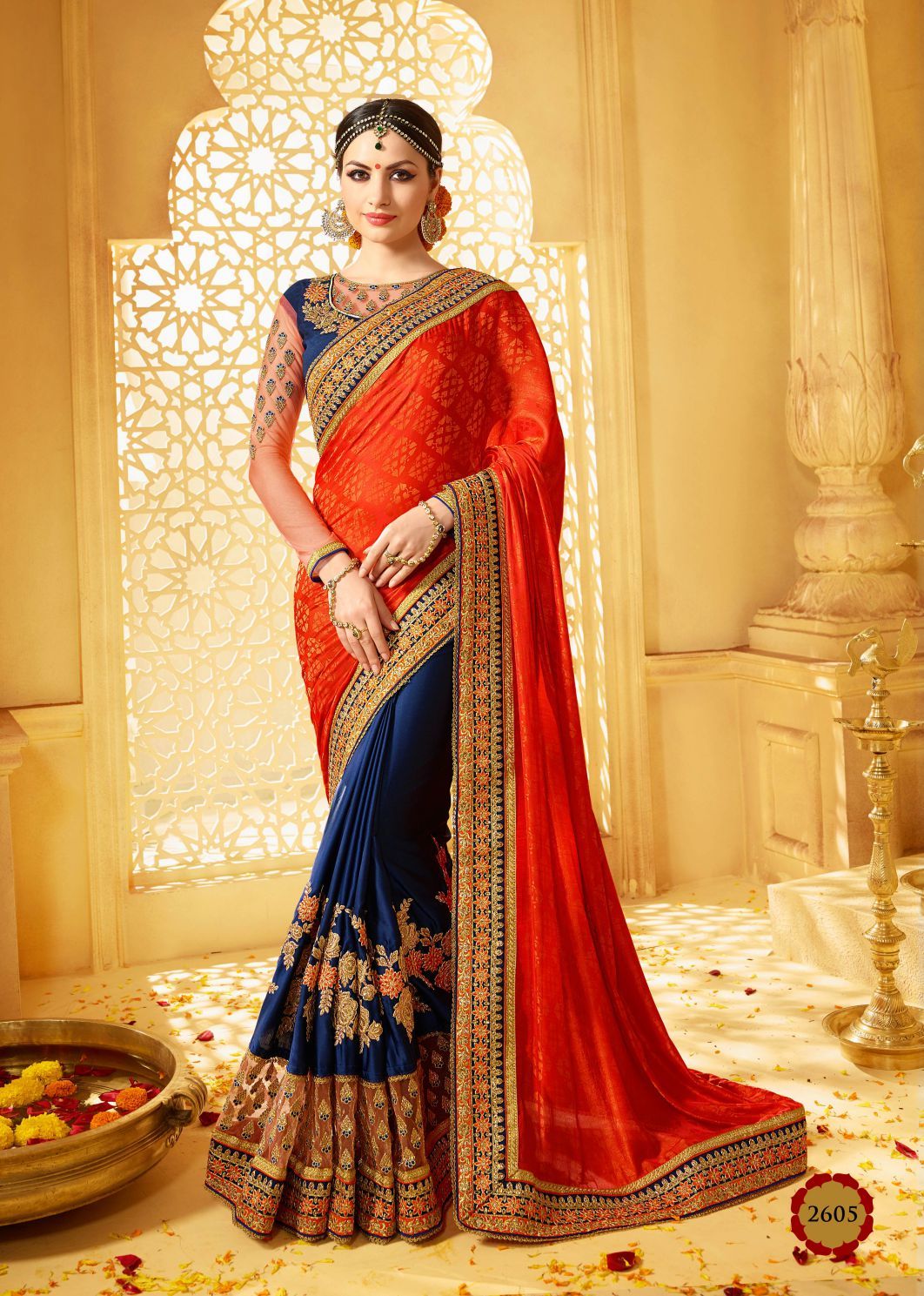 Multicolour Georgette Digital Printed Saree Catalog From Sethnic Wholesale Supplier In Surat