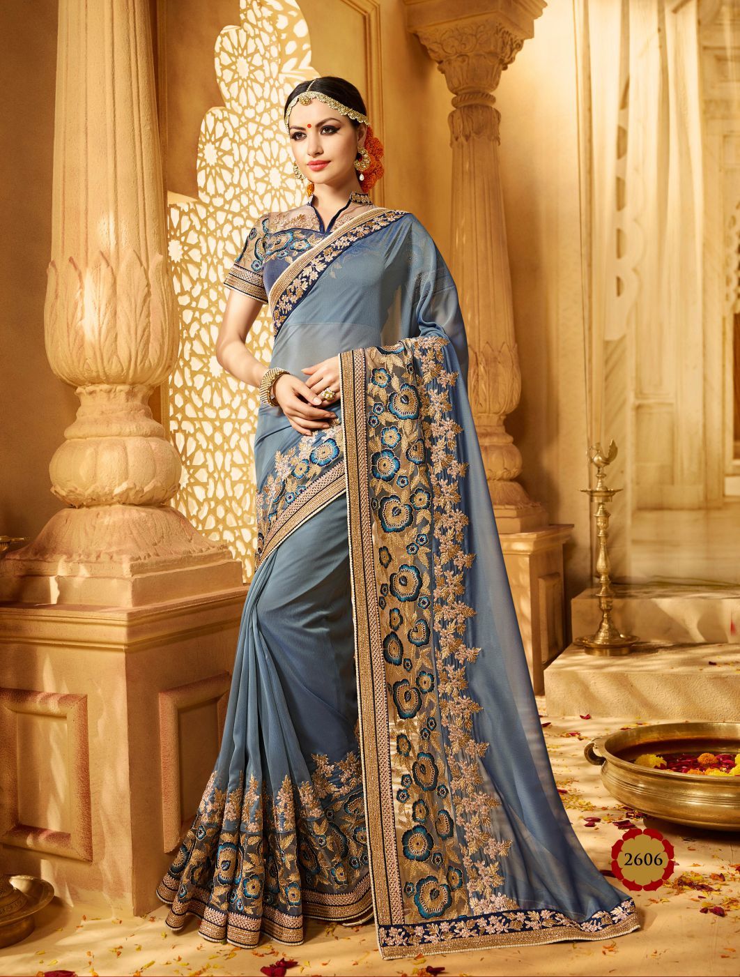 Multicolour Georgette Digital Printed Saree Catalog From Sethnic Wholesale Supplier In Surat