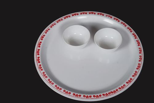 मुद्रित गोल प्लेट