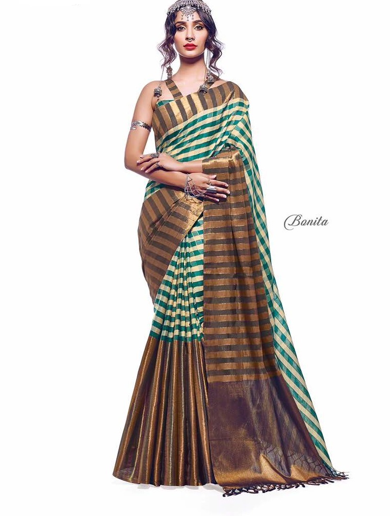 Multi-color Online Buy Designer Party Wear Saree