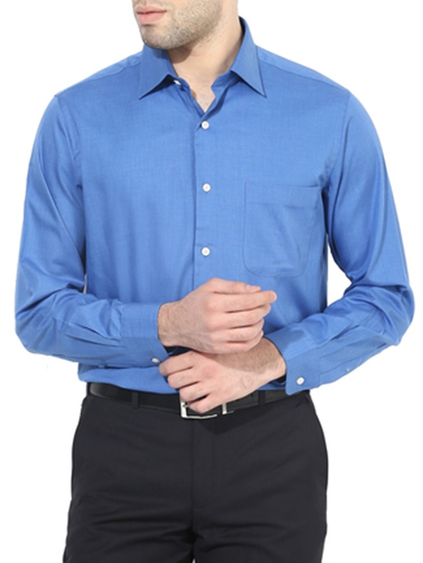 Formal Shirt - Cotton, All Sizes, Round Neck, Long Sleeve, Plain Pattern | Comfortable, Customizable, Durable, Stylish, Soft Fabric