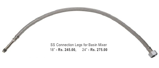 Aluminum Ss Conection Legs For Basin Mixer