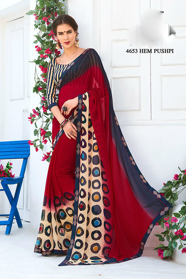 Georgette Latest Saree Designs