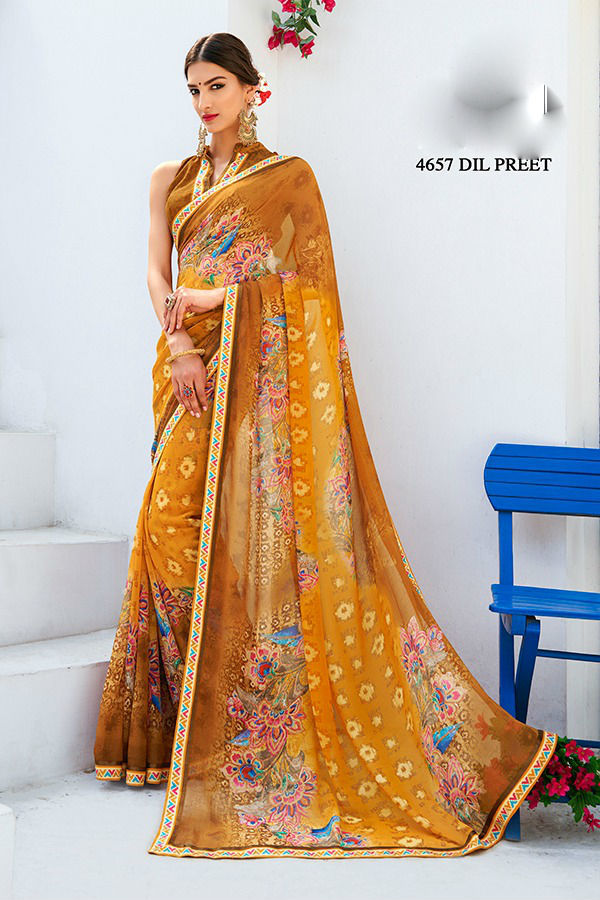 Georgette Latest Saree Designs