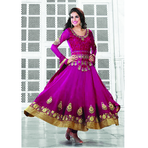 All Anarkali Embroiderd Salwar Kameez