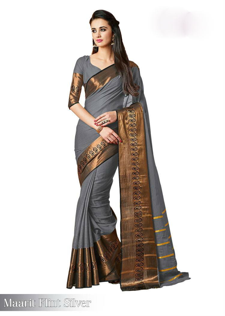 Multicolour Buy Pure Cotton Silk Saree Catalog From Sethnic