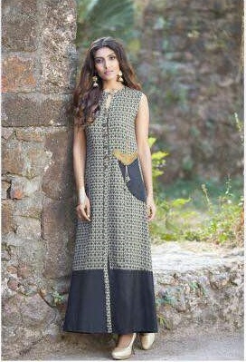Rayon Long Kurtis