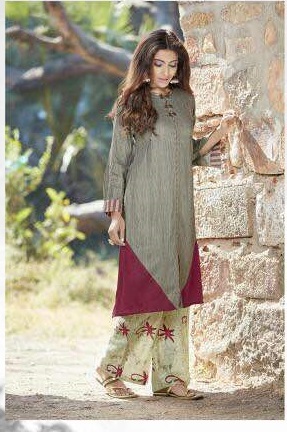 Rayon Long Kurtis