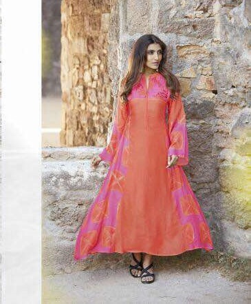 Rayon Long Kurtis
