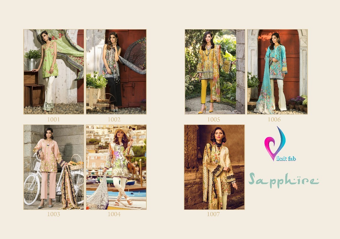 Cambric Sapphire By Viksit Fab