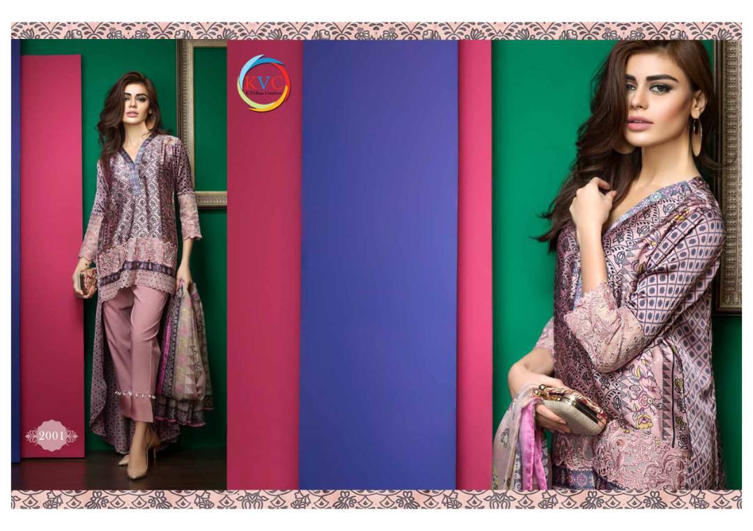 Pure Printed Cotton Suit