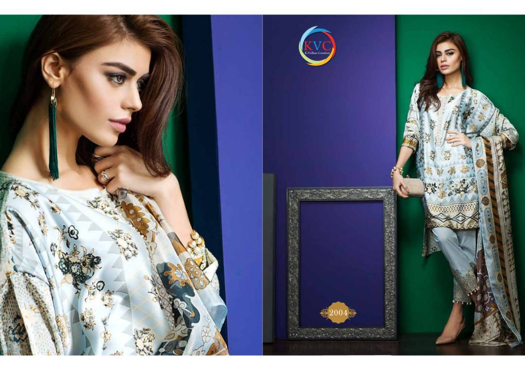 Pure Printed Cotton Suit