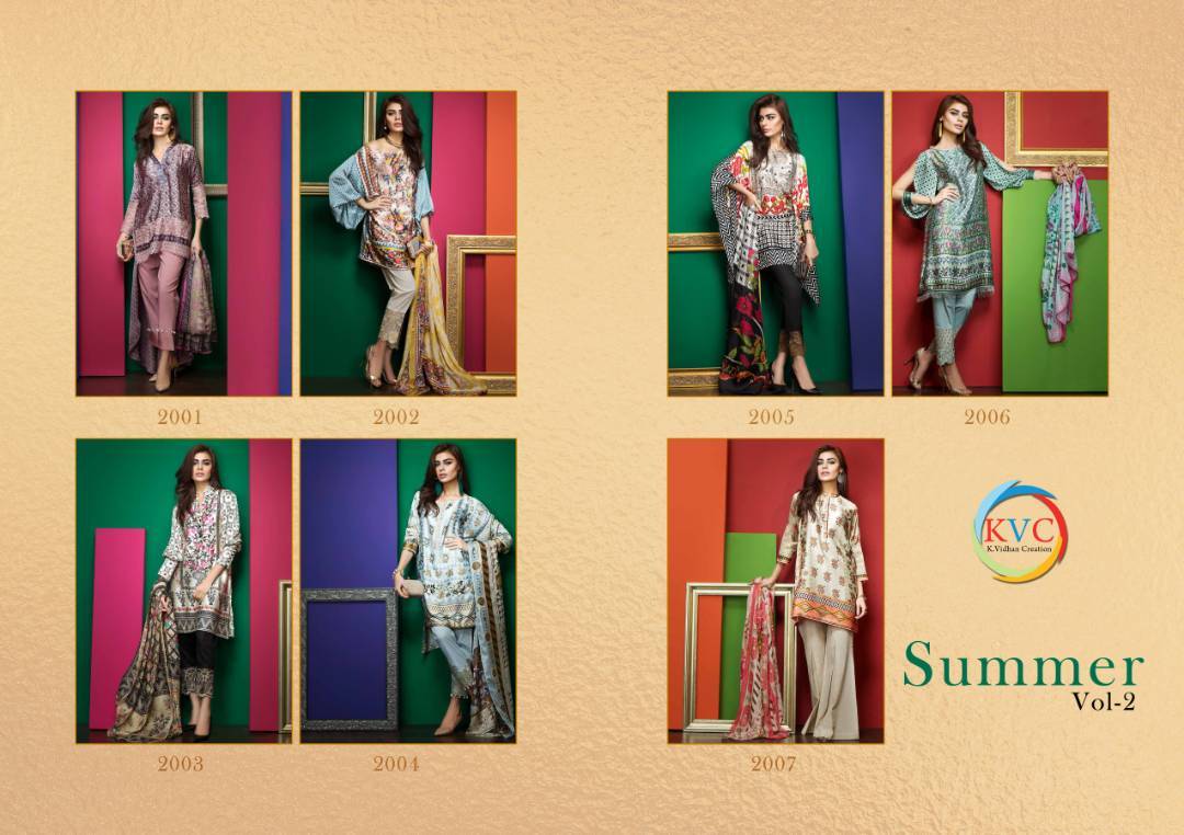 Pure Printed Cotton Suit