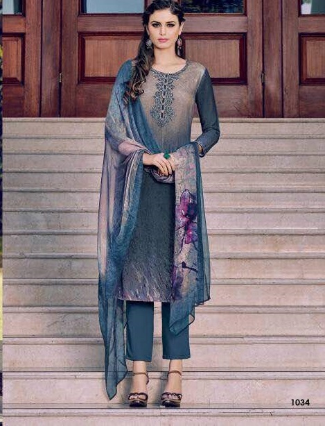 Embroidered Indian Pakistani Salwar Suit