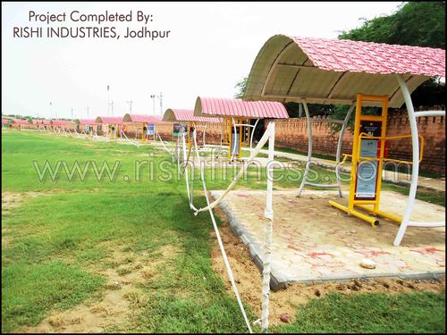 Outdoor Fitness Equipments | Rishi Industries - Application: Gain Strength