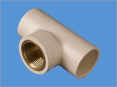 CPVC Brass Threaded Tee