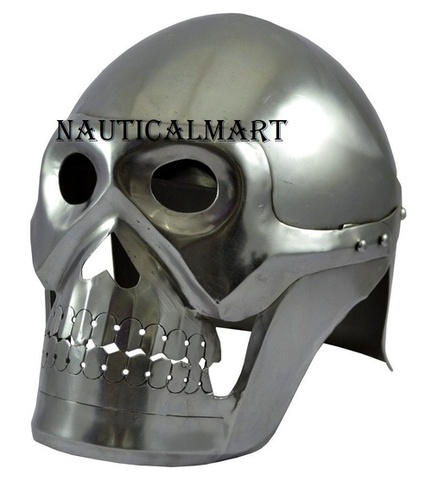 Skull Armour Helmet Vintage Replica Medieval Helmet