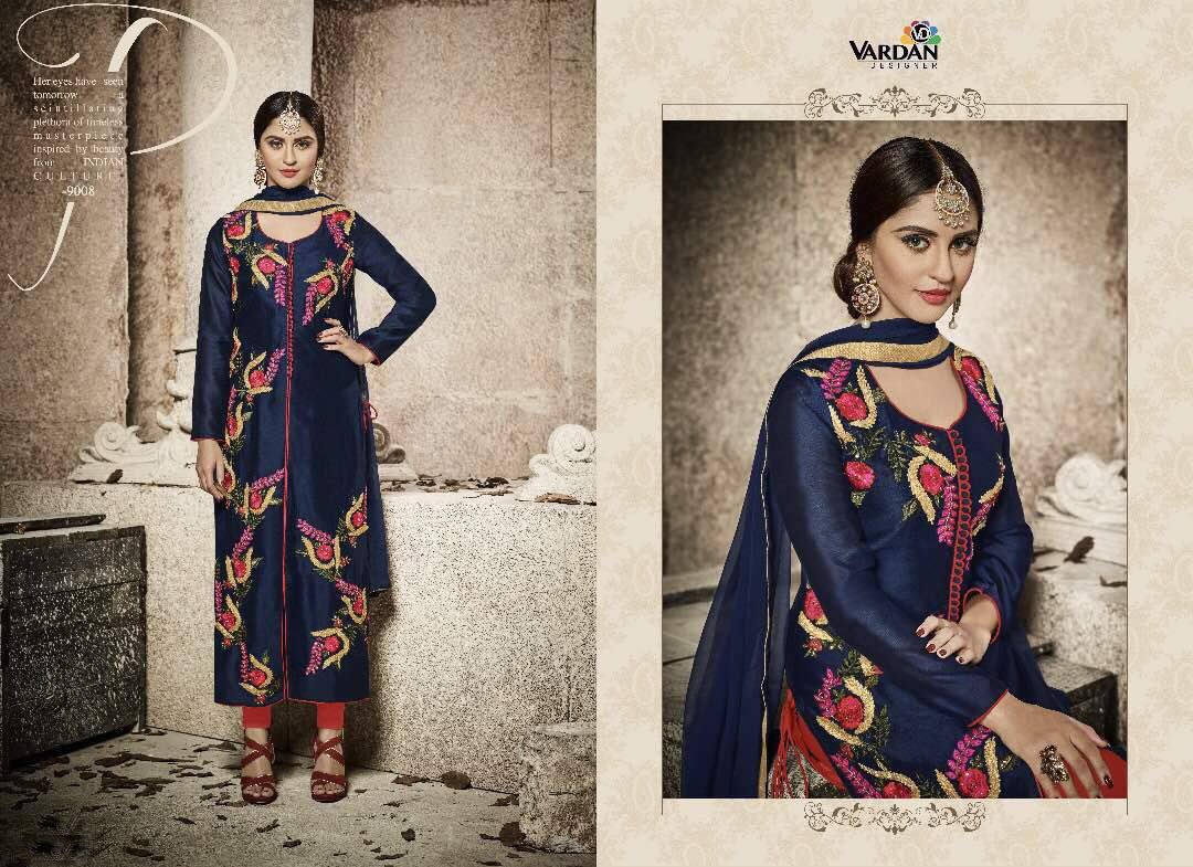 Indian Cotton Embroidery Suit