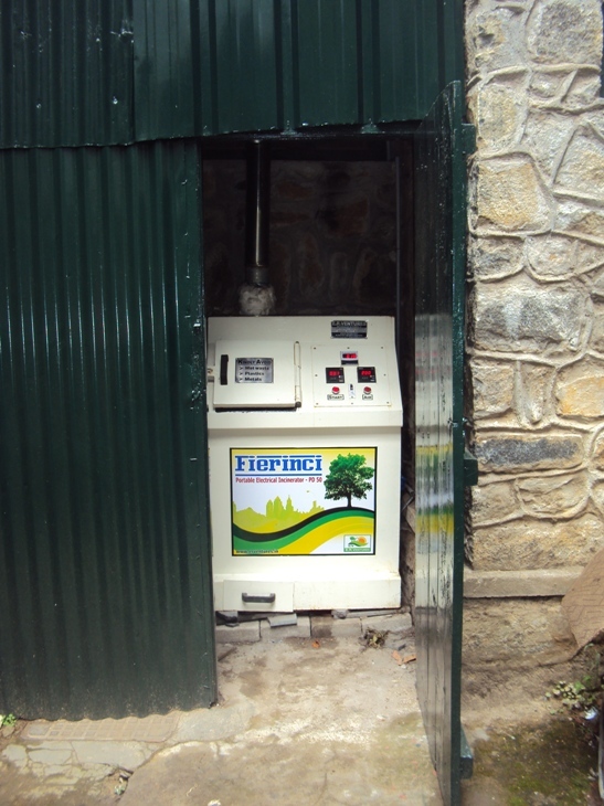 Sanitary Napkin Incinerator - Fully Automatic, White | Hygienic Instant Disposal, 1000 Napkins Per Day, Easy Operation