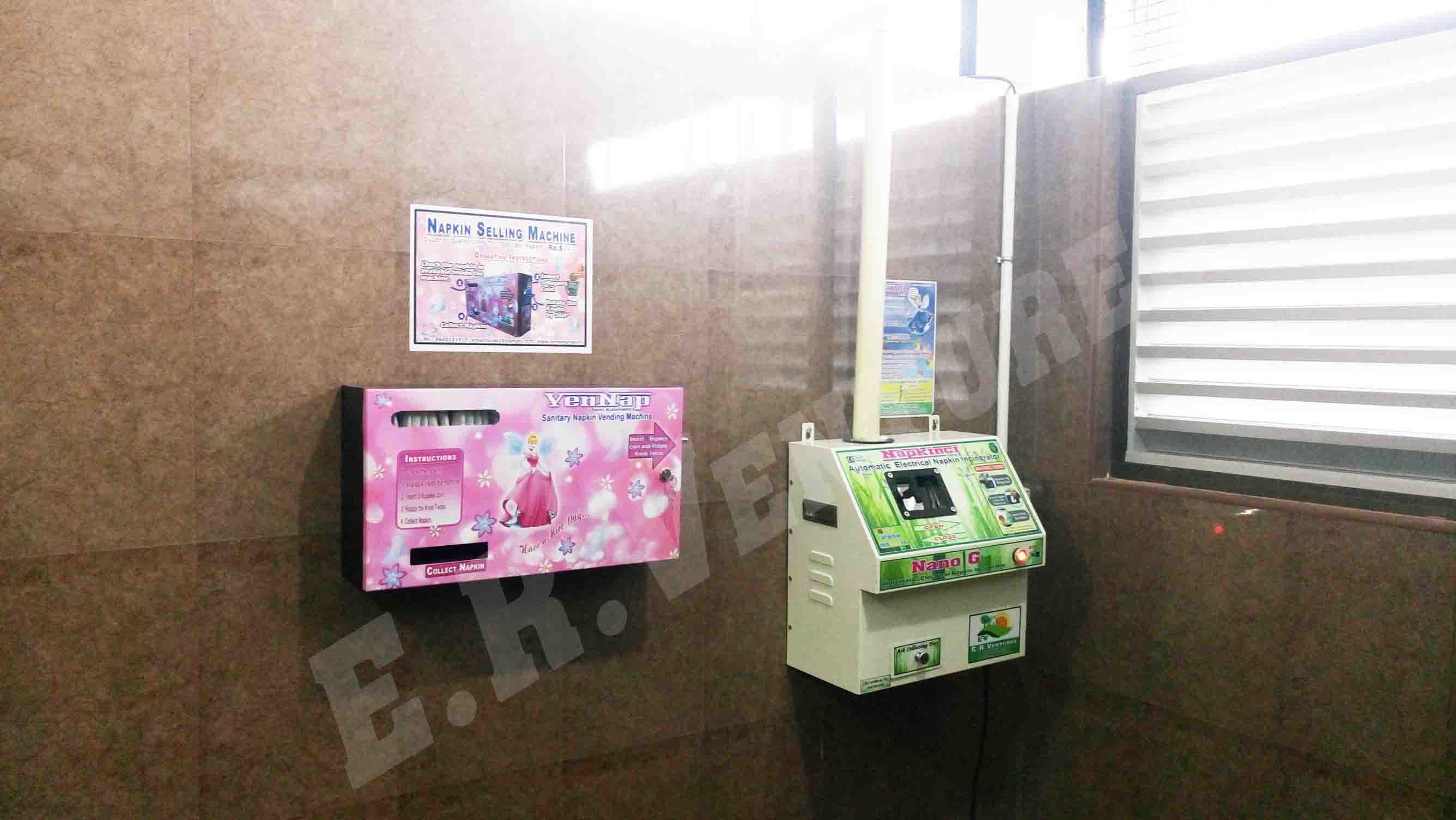 Pink New Sanitary Napkin Selling/supplying Machine