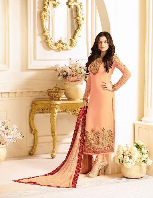 Embroidered Bollywood Salwar Suits