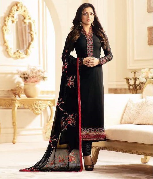 Embroidered Bollywood Salwar Suits