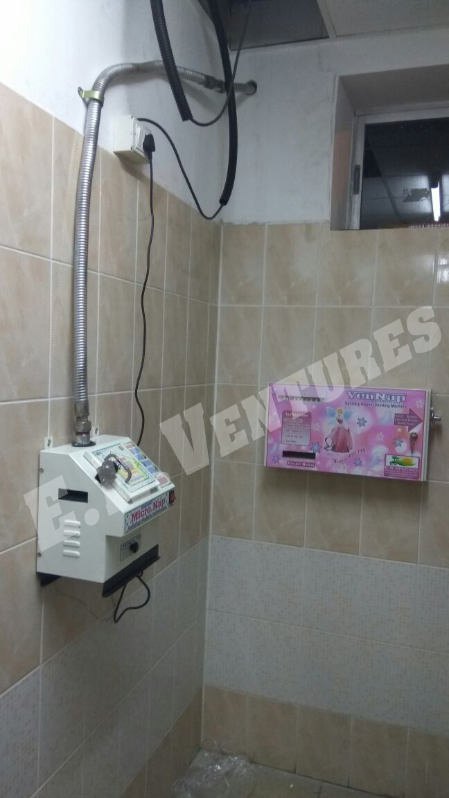 Pink Sanitary Napkin Dispenser Machines