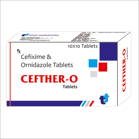 Cefixime और Ornidazole गोलियाँ