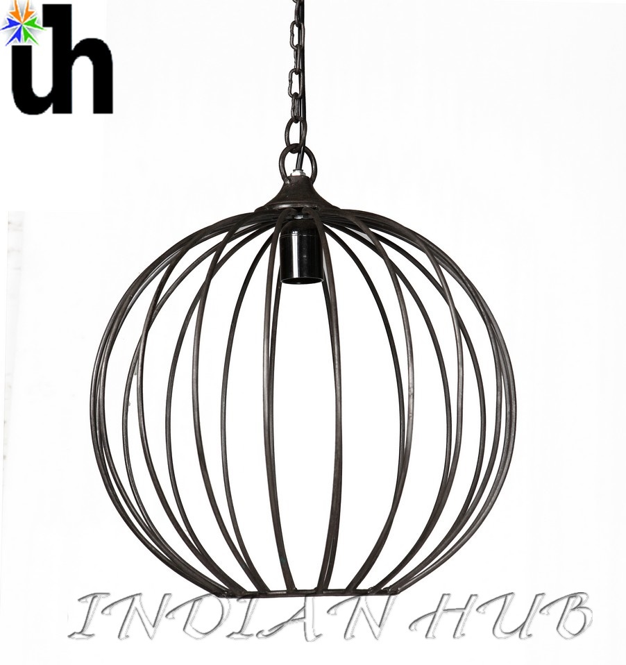 Black Dikao Hanging Lamp Iron-sphere