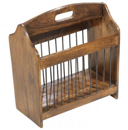 Handmade Cube Magazine Rack