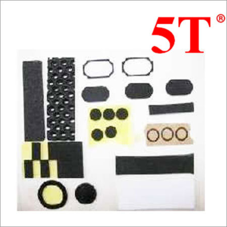White&black Precisely Die Cut Double Sided Adhesive Labels