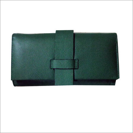 Ladies Green Leather Wallet