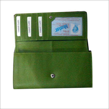 Ladies Bi Fold Leather Wallet