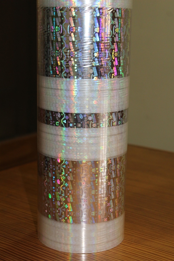 Window Metallized Polyester Film - Color: Silver & Transparent