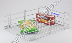 Stainless Steel Kitchen Basket - 20X12X4 Inch | Premium Quality Metal, Durable Silver Finish, Customizable Sizes