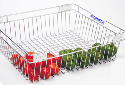Silver Ss Vegetable Kitchen Basket