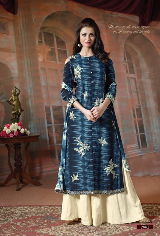 Semi Stitched Suits - Pure Soft Cotton Fabrics, Embroidered Design, Semi-stitched Up To Size 42, Chiffon Dupatta