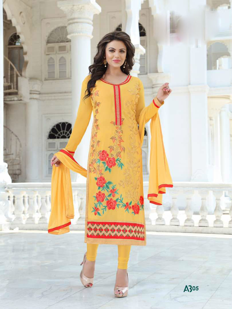 Embroidered Salwar Kameez Size: Customized