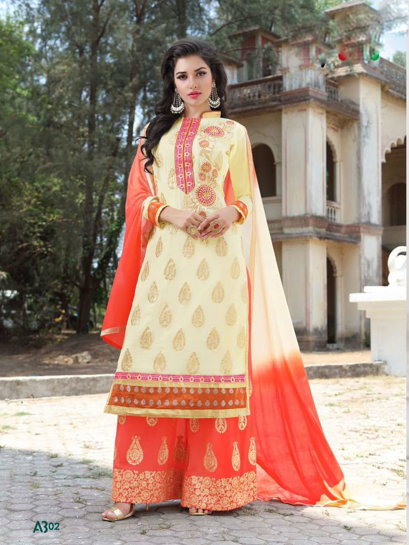 Embroidered Salwar Kameez Size: Customized