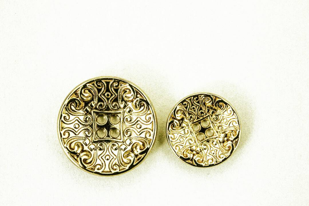 Golden Metal Buttons