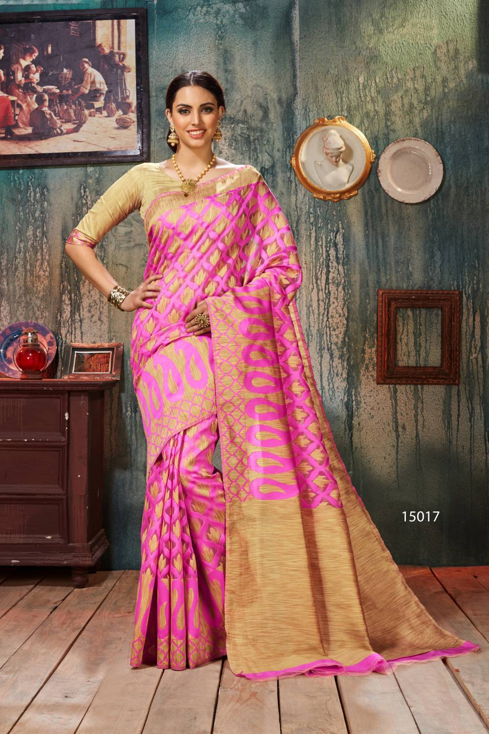 Printed Art Silk Sarees