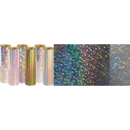 Custom Designed Holographic Foil - Color: Multicolor (Custom Patterns)